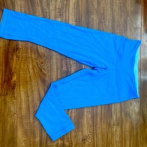 Bright blue lululemon leggings